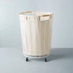 Wire & Fabric Laundry Hamper Sour Cream - Hearth & Hand™ With Magnolia 9 Wire & Fabric Laundry Hamper Sour Cream - Hearth & Hand™ With Magnolia -Hearth & Hand With Magnolia GUEST 1172c23f 3103 40d4 b324 2c56bdd6ddc9