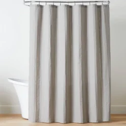 Crinkle Stripe Woven Shower Curtain - Hearth & Hand™ With Magnolia -Hearth & Hand With Magnolia GUEST 12eccc21 15b6 4f53 9374 db40d0d2b19d