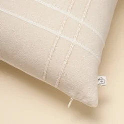 18"x18" Cross Stripe Square Throw Pillow Washed Tan - Hearth & Hand™ With Magnolia 5 18"x18" Cross Stripe Square Throw Pillow Washed Tan - Hearth & Hand™ With Magnolia -Hearth & Hand With Magnolia GUEST 141abf06 bf7b 4170 912b 92acdef1ce38
