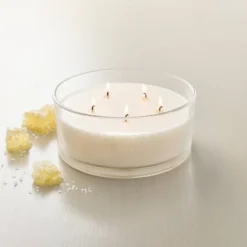 5 Wick Glass Salted Honey Jar Candle 34oz - Hearth & Hand™ With Magnolia