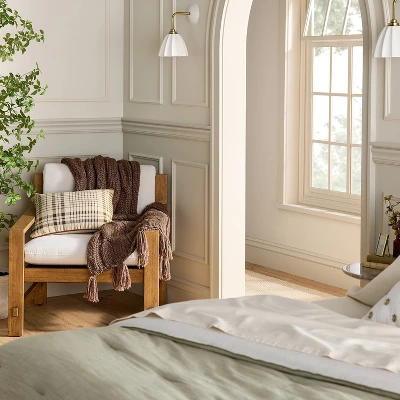 14"x20" Plaid Lumbar Toss Pillow Green - Hearth & Hand™ With Magnolia 1 14"x20" Plaid Lumbar Toss Pillow Green - Hearth & Hand™ With Magnolia