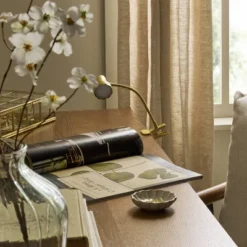 Scalloped Brass Clip Light (Includes LED Light Bulb) - Hearth & Hand™ With Magnolia 5 Scalloped Brass Clip Light (Includes LED Light Bulb) - Hearth & Hand™ With Magnolia -Hearth & Hand With Magnolia GUEST 29d9f461 b4cd 48e7 aa34 c1a160cb3cd4