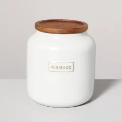 Dry Goods Stoneware Canister With Wood Lid Cream/Brown - Hearth & Hand™ With Magnolia 10 Dry Goods Stoneware Canister With Wood Lid Cream/Brown - Hearth & Hand™ With Magnolia -Hearth & Hand With Magnolia GUEST 2c91d4cc d7f4 4ffb ae0c 3739dc8140bd