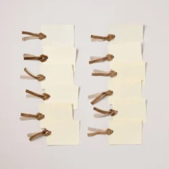 Place Setting Cards With Brown Velvet Ribbon 12ct - Hearth & Hand™ With Magnolia -Hearth & Hand With Magnolia GUEST 30cb2a95 c9b6 4860 873d 4713fbe652a6