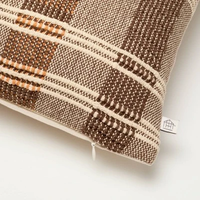 18"x18" Stripe Square Toss Pillow - Hearth & Hand™ With Magnolia 3 18"x18" Stripe Square Toss Pillow - Hearth & Hand™ With Magnolia - Image 3