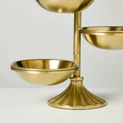 Brass Finish Tiered Snack Serving Bowls - Hearth & Hand™ With Magnolia -Hearth & Hand With Magnolia GUEST 35d09255 cb83 4573 a638 f9242f376982