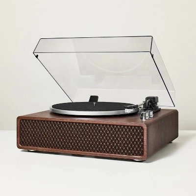 Wood Finish Retro Record Player - Hearth & Hand™ With Magnolia 2 Wood Finish Retro Record Player - Hearth & Hand™ With Magnolia - Image 2