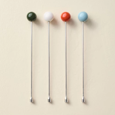 4ct Drink Stir Sticks - Hearth & Hand™ With Magnolia 3 4ct Drink Stir Sticks - Hearth & Hand™ With Magnolia - Image 3