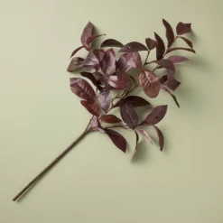Black Plum Leaf Artificial Fall Stem - Hearth & Hand™ With Magnolia -Hearth & Hand With Magnolia GUEST 3c9fae7b 56e6 4005 aa2d c9d30ea18931