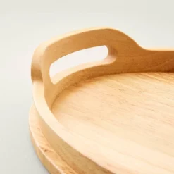 18" Round Rubberwood Serving Tray With Handles - Hearth & Hand™ With Magnolia 6 18" Round Rubberwood Serving Tray With Handles - Hearth & Hand™ With Magnolia -Hearth & Hand With Magnolia GUEST 3ee95d79 9f52 4fa1 9d75 018b9cb75b46