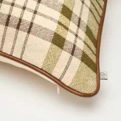 14"x20" Plaid Lumbar Toss Pillow Green - Hearth & Hand™ With Magnolia 5 14"x20" Plaid Lumbar Toss Pillow Green - Hearth & Hand™ With Magnolia -Hearth & Hand With Magnolia GUEST 415eec70 bb60 4246 8ca2 1108df80a01f