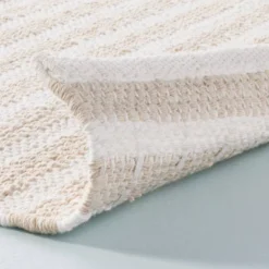 Break Stripe Handmade Area Rug Taupe/Cream - Hearth & Hand™ With Magnolia -Hearth & Hand With Magnolia GUEST 4d12aad8 6af9 4cc9 a6b6 bd67af96d383