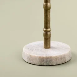 3pc Taper Marble And Brass Candle Holder Set - Hearth & Hand™ With Magnolia -Hearth & Hand With Magnolia GUEST 5061f0b5 a24f 4e46 8690 3324442a0443