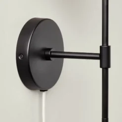 Fabric Shade Wall Sconce Black/Cream - Hearth & Hand™ With Magnolia -Hearth & Hand With Magnolia GUEST 51cb8839 55f3 4ab8 ab1b 827de63a5283