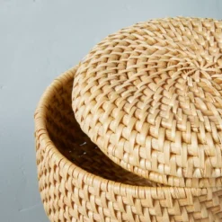 Woven Basket With Lid Natural - Hearth & Hand™ With Magnolia 7 Woven Basket With Lid Natural - Hearth & Hand™ With Magnolia -Hearth & Hand With Magnolia GUEST 5771aee5 3de9 4b2d 8eea 1b818536233b