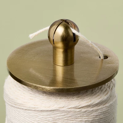 Wood And Brass Finish Twine Holder - Hearth & Hand™ With Magnolia 2 Wood And Brass Finish Twine Holder - Hearth & Hand™ With Magnolia - Image 2