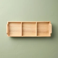 19" Foldable Wood Serving Tray Brown - Hearth & Hand™ With Magnolia -Hearth & Hand With Magnolia GUEST 5ae34040 e61b 4881 b887 ca90ae2249df