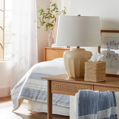 Woven Tissue Box Cover Natural - Hearth & Hand™ With Magnolia 1 Woven Tissue Box Cover Natural - Hearth & Hand™ With Magnolia