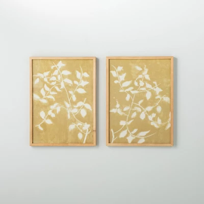 (Set Of 2) 18"x24" Honeysuckle Print Framed Wall Art - Hearth & Hand™ With Magnolia 4 (Set Of 2) 18"x24" Honeysuckle Print Framed Wall Art - Hearth & Hand™ With Magnolia - Image 4