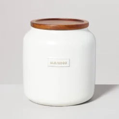 Dry Goods Stoneware Canister With Wood Lid Cream/Brown - Hearth & Hand™ With Magnolia 11 Dry Goods Stoneware Canister With Wood Lid Cream/Brown - Hearth & Hand™ With Magnolia -Hearth & Hand With Magnolia GUEST 69719d52 15f0 4519 8406 500a18f94cb3