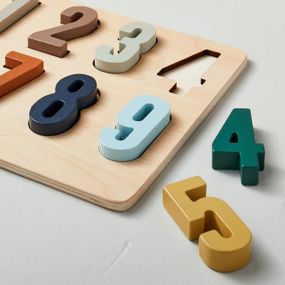Toy Numbers Peg Puzzle - 11pc - Hearth & Hand™ With Magnolia 2 Toy Numbers Peg Puzzle - 11pc - Hearth & Hand™ With Magnolia - Image 2