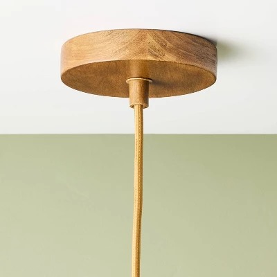 Wood Trumpeted Pendant Light - Hearth & Hand™ With Magnolia 3 Wood Trumpeted Pendant Light - Hearth & Hand™ With Magnolia - Image 3