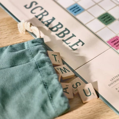 Scrabble Board Game - Hearth & Hand™ With Magnolia: Educational Focus, Letters, Creative Thinking, 2-4 Players 4 Scrabble Board Game - Hearth & Hand™ With Magnolia: Educational Focus, Letters, Creative Thinking, 2-4 Players - Image 4