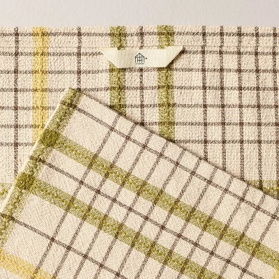 Plaid Flour Sack Towel Green - Hearth & Hand™ With Magnolia 2 Plaid Flour Sack Towel Green - Hearth & Hand™ With Magnolia - Image 2