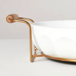 3qt Oven-to-Table Fluted Stoneware Round Baking Dish With Cradle Carrier Cream - Hearth & Hand™ With Magnolia 5 3qt Oven-to-Table Fluted Stoneware Round Baking Dish With Cradle Carrier Cream - Hearth & Hand™ With Magnolia -Hearth & Hand With Magnolia GUEST 946b3778 a0ff 4ff7 bb95 3c491bb7f6bb