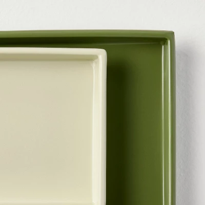 2pc Powder-Coated Rectangular Metal Storage Trays - Hearth & Hand™ With Magnolia 2 2pc Powder-Coated Rectangular Metal Storage Trays - Hearth & Hand™ With Magnolia - Image 2