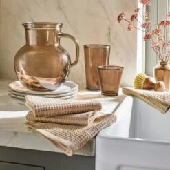 19oz Tall Recycled Pint Glass Brown - Hearth & Hand™ With Magnolia