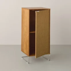 Wood And Fabric Vinyl Decorative Storage Cabinet - Hearth & Hand™ With Magnolia 9 Wood And Fabric Vinyl Decorative Storage Cabinet - Hearth & Hand™ With Magnolia -Hearth & Hand With Magnolia GUEST a4e17352 4aac 40e8 8a45 5c023efa2e41