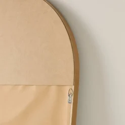 Arched 28"x70" Wood Framed Leaner Mirror Brass - Hearth & Hand™ With Magnolia -Hearth & Hand With Magnolia GUEST c350a3ae 9418 401b 8fd8 dd8c2dfa59af