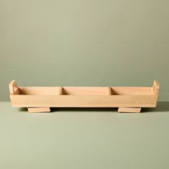 19" Foldable Wood Serving Tray Brown - Hearth & Hand™ With Magnolia -Hearth & Hand With Magnolia GUEST c688906d 5906 42c0 a7cb 2835ee0c1e3e