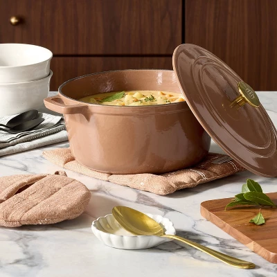 Scalloped Edge Stoneware Spoon Rest Cream - Hearth & Hand™ With Magnolia 1 Scalloped Edge Stoneware Spoon Rest Cream - Hearth & Hand™ With Magnolia