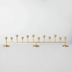 Antiqued Metal Taper Candelabra Brass Finish - Hearth & Hand™ With Magnolia 9 Antiqued Metal Taper Candelabra Brass Finish - Hearth & Hand™ With Magnolia -Hearth & Hand With Magnolia GUEST d62a3121 0a9e 4351 ac83 c05923aa585d