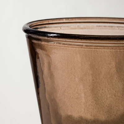 7oz Short Recycled Pint Glass Brown - Hearth & Hand™ With Magnolia 2 7oz Short Recycled Pint Glass Brown - Hearth & Hand™ With Magnolia - Image 2