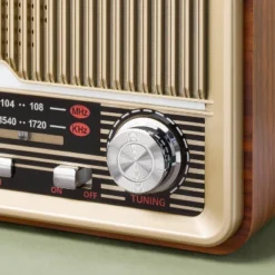 Vintage Wood Finish AM/FM Radio And Bluetooth Speaker - Hearth & Hand™ With Magnolia -Hearth & Hand With Magnolia GUEST e1ae3017 2508 4da6 99a7 6b538acc9fb6