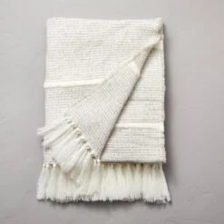 Heathered Stripe Woven Throw Blanket - Hearth & Hand™ With Magnolia 7 Heathered Stripe Woven Throw Blanket - Hearth & Hand™ With Magnolia -Hearth & Hand With Magnolia GUEST e8ea1114 2902 4a51 958f f35475e1447e