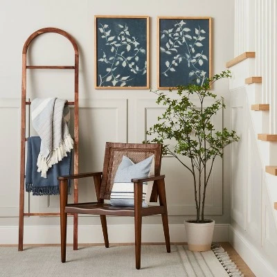 (Set Of 2) 18"x24" Honeysuckle Print Framed Wall Art - Hearth & Hand™ With Magnolia 1 (Set Of 2) 18"x24" Honeysuckle Print Framed Wall Art - Hearth & Hand™ With Magnolia