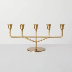 Antiqued Metal Taper Candelabra Brass Finish - Hearth & Hand™ With Magnolia 8 Antiqued Metal Taper Candelabra Brass Finish - Hearth & Hand™ With Magnolia -Hearth & Hand With Magnolia GUEST f772f2f8 472d 4bc2 8b20 dcb1cf36038a