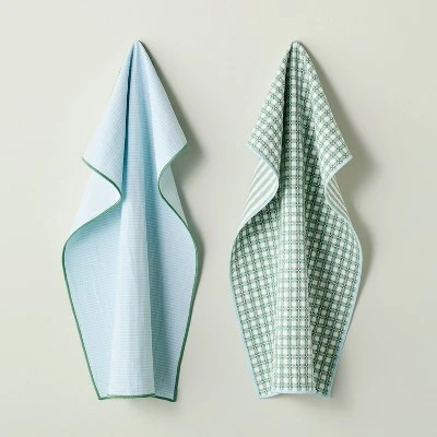 2ct Textured Kitchen Towels - Hearth & Hand™ With Magnolia 4 2ct Textured Kitchen Towels - Hearth & Hand™ With Magnolia - Image 4