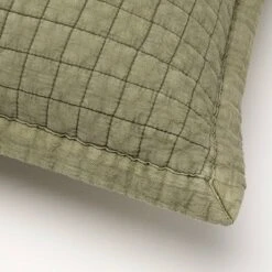 26"x26" Quilt Euro Square Throw Pillow Green - Hearth & Hand™ With Magnolia -Hearth & Hand With Magnolia GUEST fabb30d3 9295 43ed 91e0 4094cad2705c